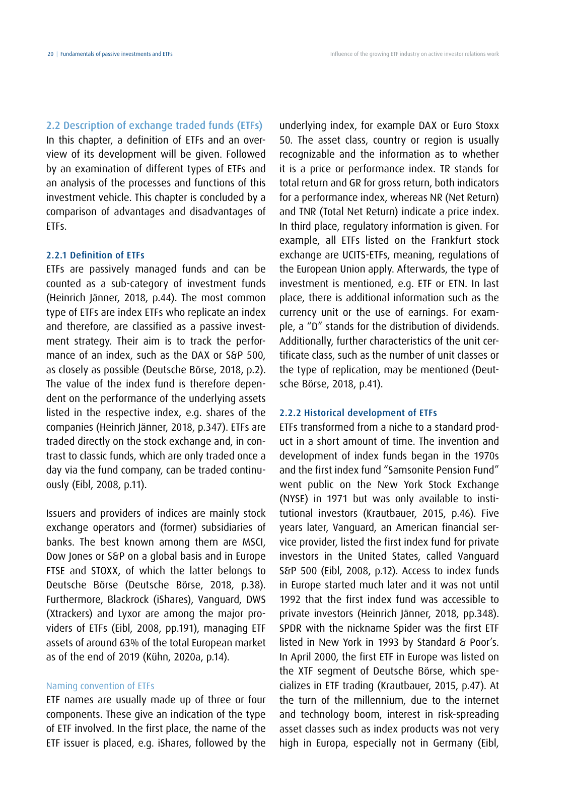 Vorschau DIRK-Forschungsreihe Band 28: Influence of the growing ETF industry on active investor relations work Seite 20