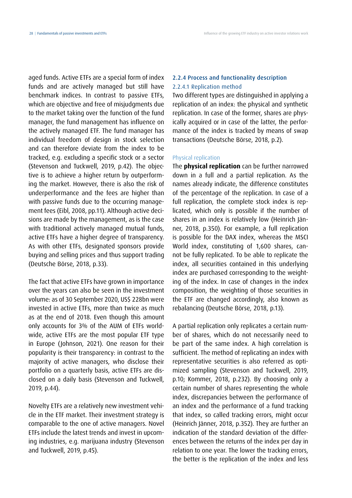 Vorschau DIRK-Forschungsreihe Band 28: Influence of the growing ETF industry on active investor relations work Seite 28