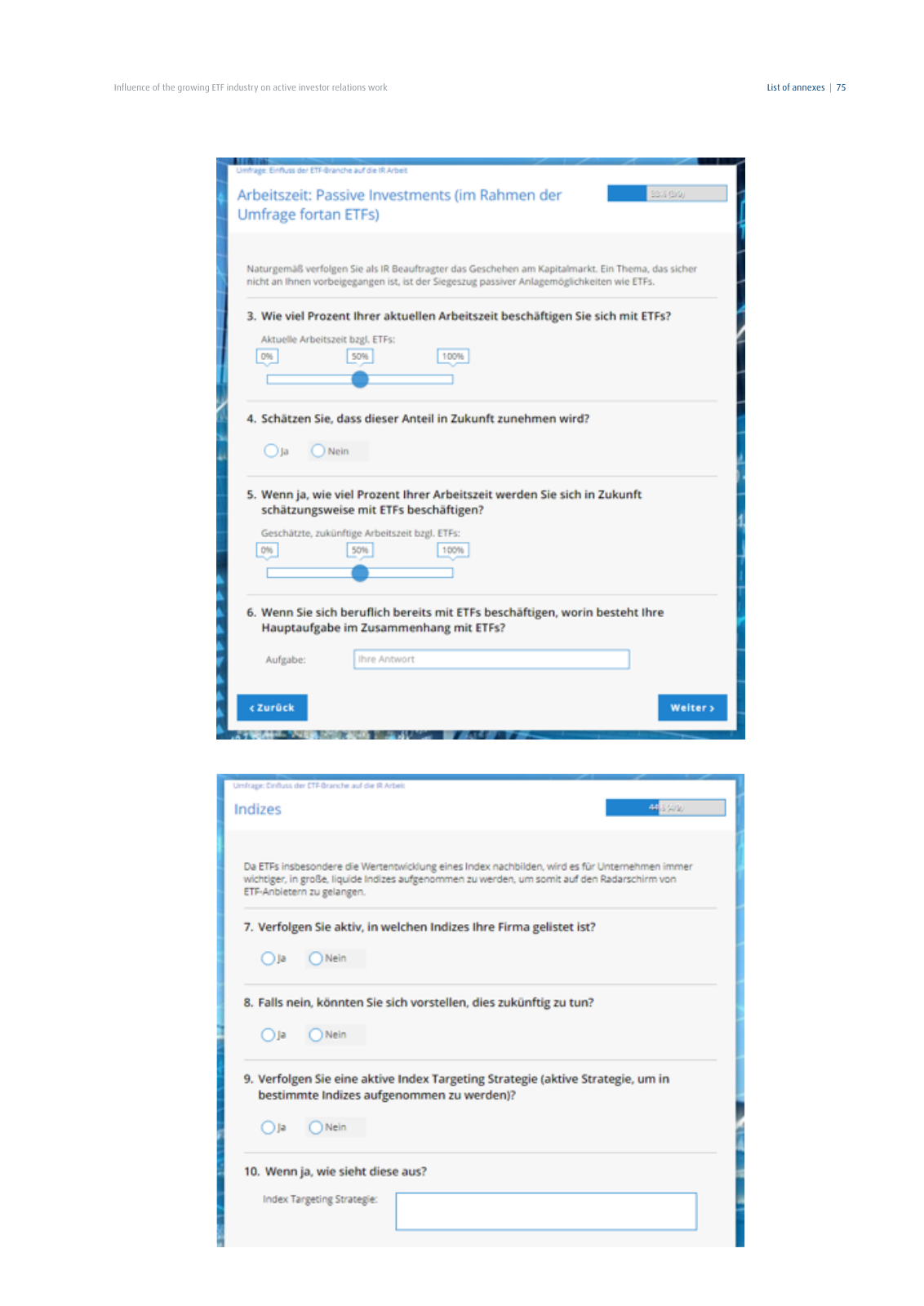 Vorschau DIRK-Forschungsreihe Band 28: Influence of the growing ETF industry on active investor relations work Seite 75