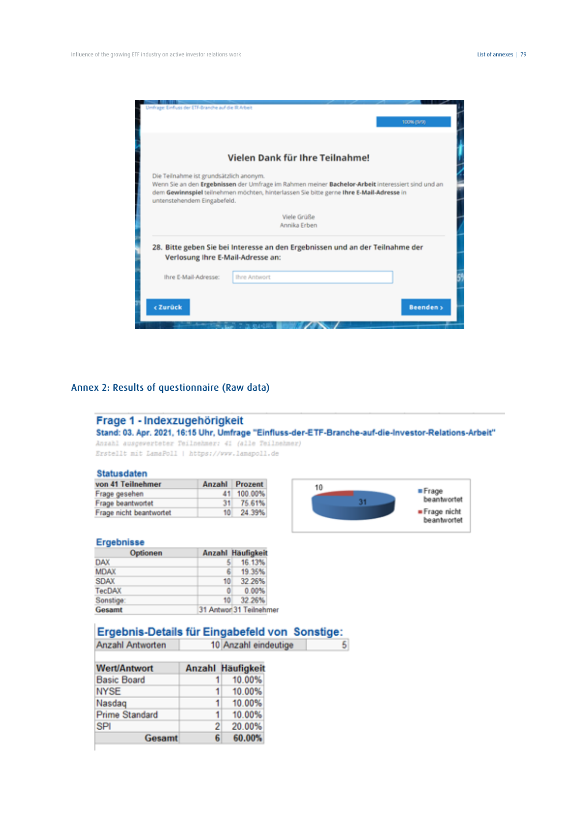 Vorschau DIRK-Forschungsreihe Band 28: Influence of the growing ETF industry on active investor relations work Seite 79